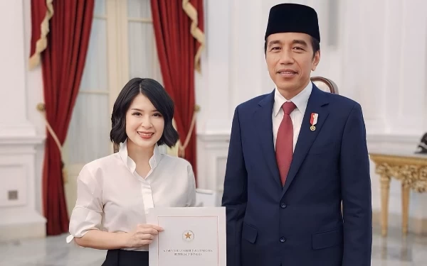 Thumbnail Di Akhir Masa Jabatan Jokowi Tunjuk Grace Natalie Jadi Staf Khusus Presiden