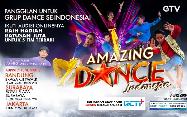 Thumbnail Raih Kesempatan Emas Ikut Grup Dance Se-Indonesia, Total Hadiah Ratusan Juta!