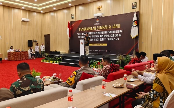 3.330 PPK se-Jatim Dilantik untuk Pilkada 2024