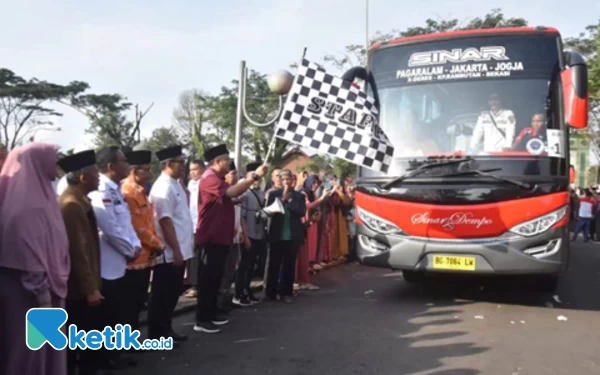 Thumbnail Pj Sekda Lepas 217 Jemaah Haji Kota Pagaralam