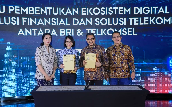 Thumbnail Berita - BRI Gandeng Telkomsel Ciptakan Ekosistem Finansial Digital