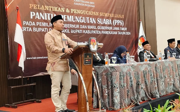 Thumbnail 25.482 PPS Dilantik, KPU Se Jatim Fokus Pemutahiran Data Pemilih Akhir Mei 2024