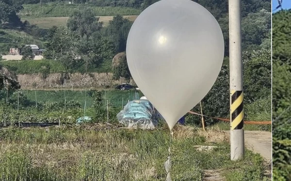 Thumbnail Korut Kirim 200 Balon Isi Kotoran dan Sampah ke Korsel, Bukan Kali Pertama