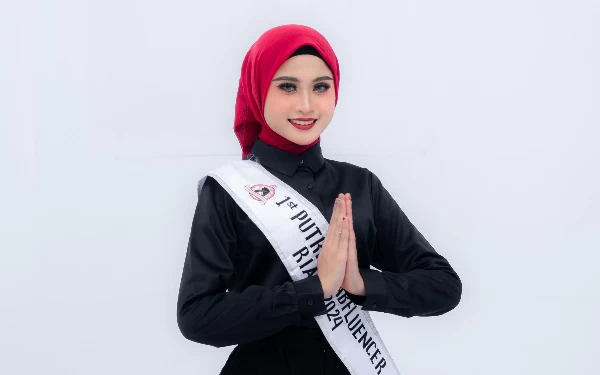 Thumbnail Hari Lahir Pancasila di Mata Mega Orceka, 1st RU Putri Hijabfluencer Riau 2024