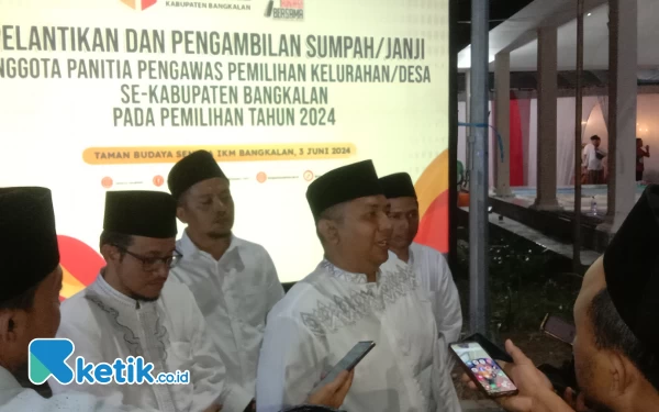 Diiringi Zikir dan Selawat, Bawaslu Bangkalan Lantik 281 PKD