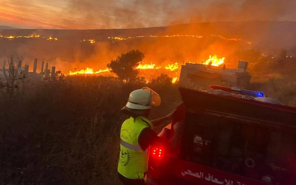 Hutan Israel Kebakaran usai Diserang Hizbullah