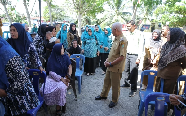 Bupati Asahan Monitoring Peluncuran Pelayanan Serentak Sejuta Akseptor