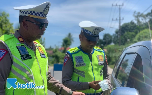 Tingkatkan Kesadaran Pengendara, Satlantas Polres Abdya Aceh Lakukan Razia Rutin