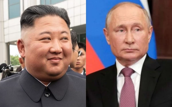 Thumbnail Kim Jong Un dan Putin Makin Mesra, Sepakat Saling Bantu