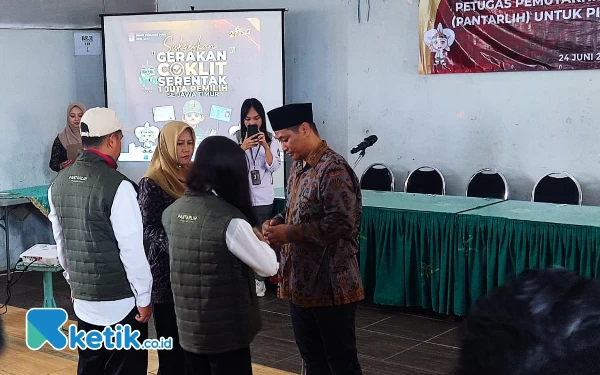 Dilantik, Pantarlih Kota Batu Ditarget Mencoklit 10 Orang di Hari Pertama