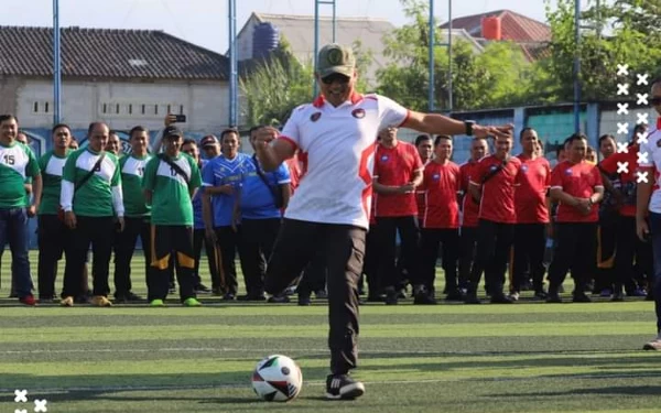 HUT Bhayangkara ke-76, Polres Cianjur Gelar Turnamen Mini Soccer