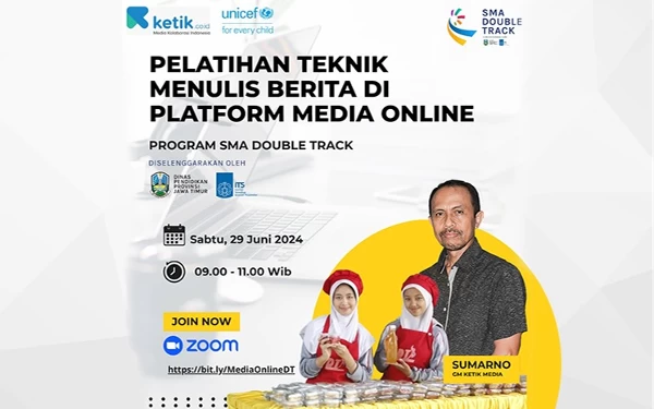 Thumbnail Kembangkan Digital Journalism, ITS Gandeng Ketik Media  Gelar Pelatihan Menulis Berita