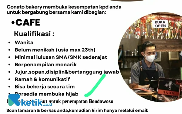 Thumbnail Ada Persyaratan Lepas Hijab, Lowongan Kerja Toko Roti Dikecam Warga Bondowoso