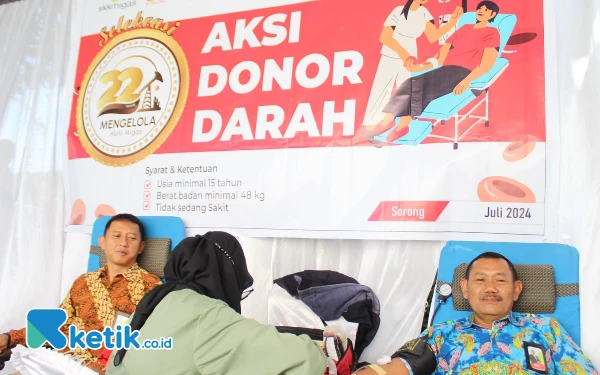 Thumbnail SKK Migas Papua Maluku Gandeng PWI PBD Gelar Aksi Donor Darah