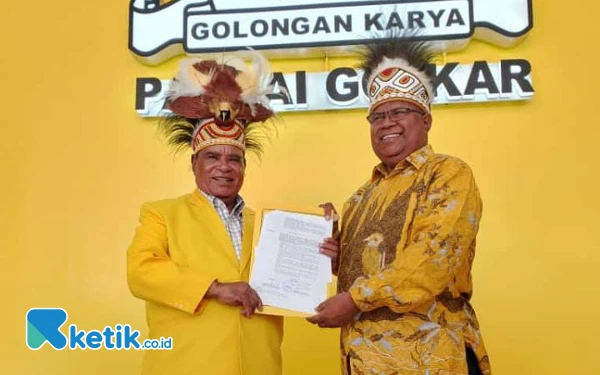 Thumbnail Sah! Partai Golkar Usung Pasangan Lambert Jitmau-Samsudin Anggiluli di Pilgub Papua Barat Daya 2024