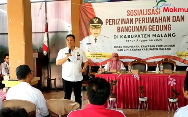 Thumbnail Lindungi Warga dari Pengembang Ilegal, DPKPCK kabupaten Malang Intens Gelar Sosialisasi