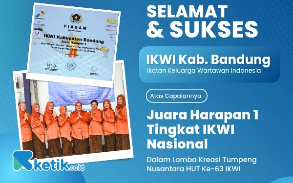 Thumbnail IKWI Kab. Bandung Juara Harapan 1 Lomba Kreasi Tumpeng Nusantara Tingkat Nasional