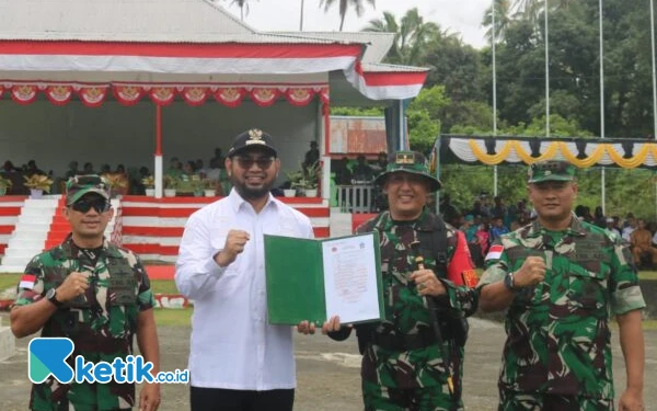 TMMD ke-121 Halsel Resmi Dibuka, Langkah Kolaboratif TNI Percepat Pembangunan Daerah