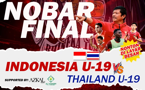 Thumbnail Ramaikan! Masjid Al-Akbar Surabaya Gelar Nobar Final Timnas U-19 Vs Thailand, Ada 300 Bendera Merah Putih Gratis!