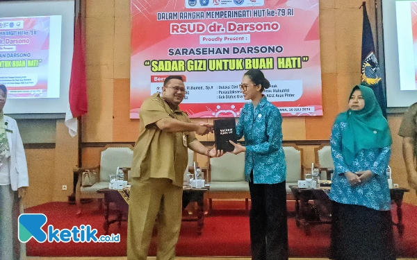 Peringati HUT RI, RSUD dr. Darsono Pacitan Gelar Sarahsehan Sadar Gizi untuk Buah Hati