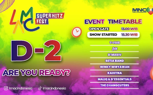 Thumbnail Siap Seru-seruan di LMAC Super Hitz Fest 2024, Intip Rute dan Jadwal Performersnya!