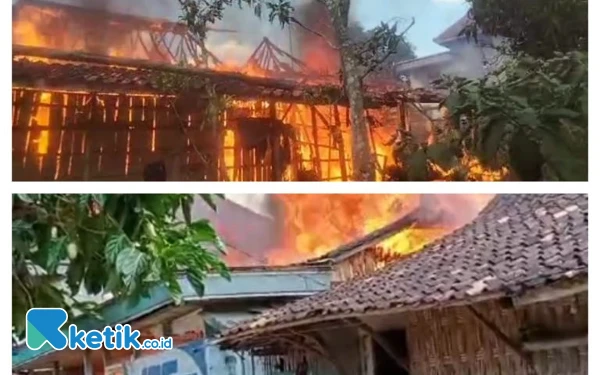 Ditinggal Panen Tembakau, Dua Unit Rumah dan Dapur di Sampang Ludes Terbakar