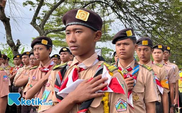 Thumbnail Berita - Kepala Dindik Jatim: Pramuka Tidak Boleh Hilang dari Sekolah!