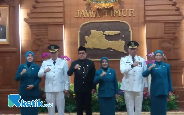 Pesan Pj Gubernur Jatim untuk Dua Pj Bupati dan Wali Kota Baru: Tinggal 6 Bulan, Gas Pol!