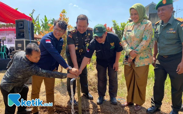 Thumbnail Berita - Dandim 0624 Kab Bandung Resmikan Sarana Air Bersih Warga dari Geo Dipa