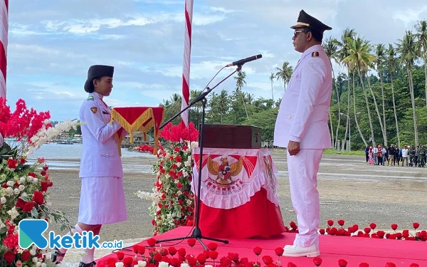 Thumbnail Upacara Peringatan HUT ke-79 RI di Raja Ampat Berlangsung Khidmat, Ini Amanat Bupati AFU