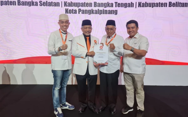 Thumbnail Slamet-Alfi Terima Surat Resmi Dukungan PKS, Optimis Menangkan Pilkada Banyuasin