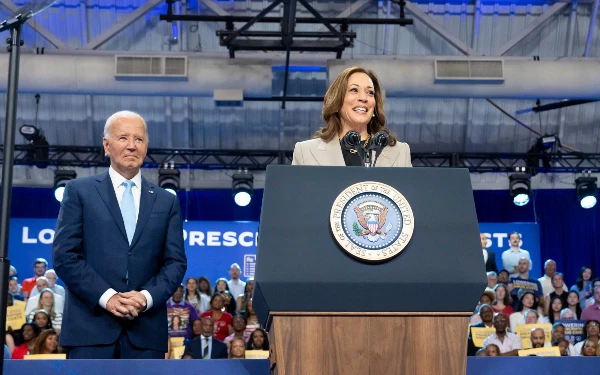 Thumbnail Kamala Harris Resmi Maju di Pilpres AS dari Partai Demokrat