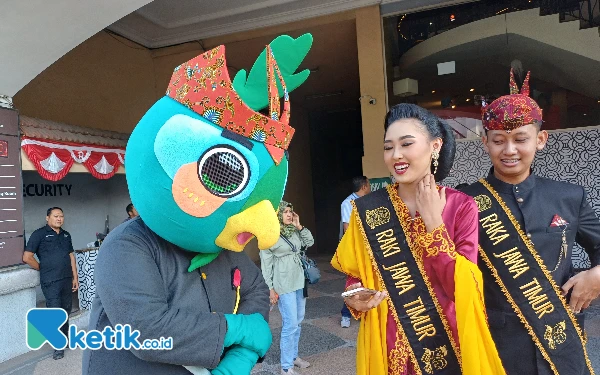 Sosialisasikan Pendaftaran Bacakada, KPU Arak 39 Maskot Keliling Jatim