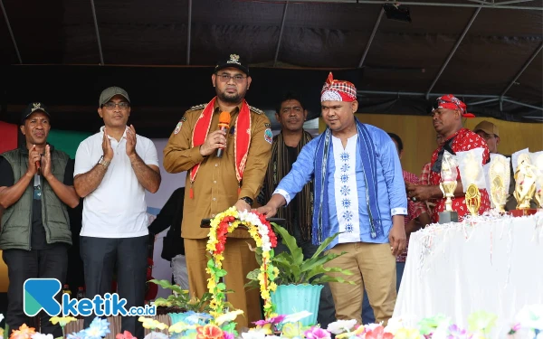 Thumbnail Ribuan Jemaat Padati Porseni HUT GPM Ke-89 di Desa Tomori, Bupati Halsel Jadi Tamu Spesial