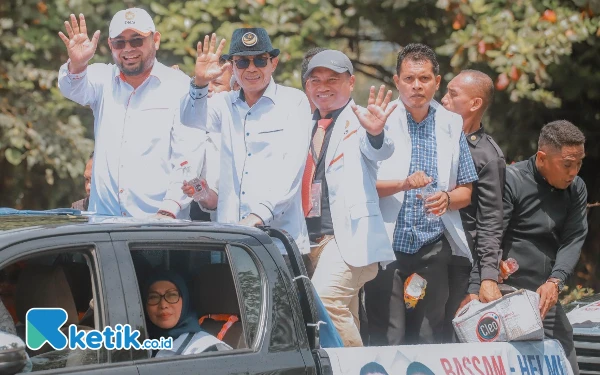 Daftar Pilkada, Pasangan Kharismatik Bassam-Helmi Puji Pelayanan KPU Halsel