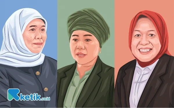 Thumbnail Fenomena Tiga Cagub Perempuan Pilkada Jatim, Bukti Kesetaraan Gender Terliterasi dengan Baik di Tanah Majapahit