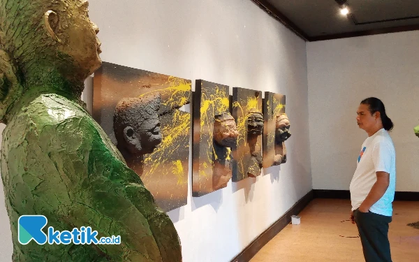 Thumbnail Ekspresikan Kebebasan, Seniman Patung Kota Batu Gelar Pameran Tunggal