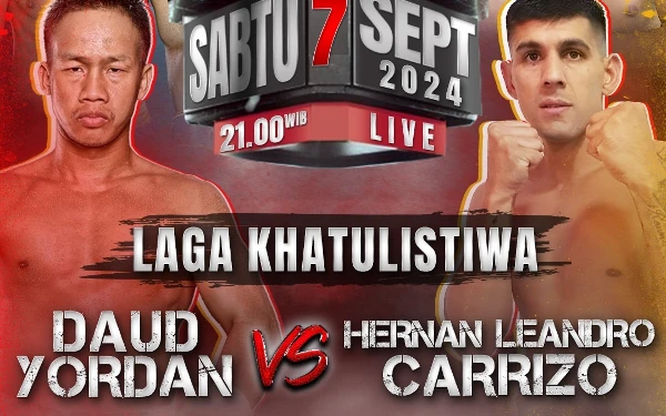 Thumbnail Daud Yordan vs Leandro Carrizo Berebut Gelar Bergengsi di Laga Khatulistiwa MNCTV