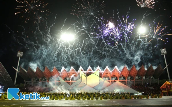 Membludak! Warga Aceh Berbondong-bondong Hadiri Opening Ceremony PON 2024, Banyak yang Tidak Bisa Masuk Stadion