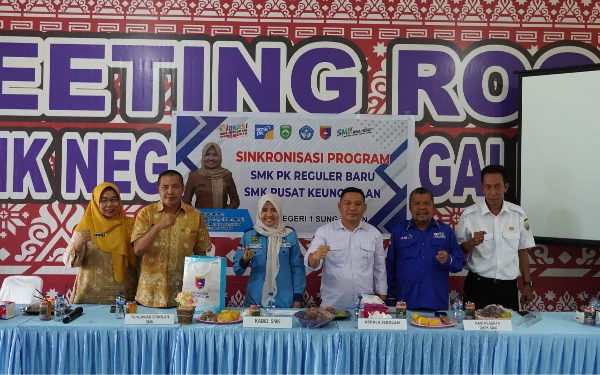 Thumbnail SMKN 1 Sungai Lilin Banyuasin Gelar Sinkronisasi Program SMK PK Reguler Baru 2024