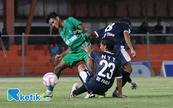 Gol Wigi Pratama Bawa Sepak Bola Jatim Lolos Semifinal PON XXI 2024 Aceh-Sumut