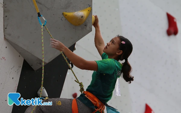 Pemanjat Jatim Alma Ariella Tsany Gagal Dapat Medali Emas