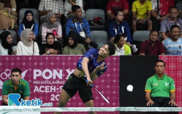 Thumbnail Berita - PON 2024: Kalahkan Wakil Sulsel, Pebulu Tangkis Jatim Rizky Akbar Masuk Semifinal