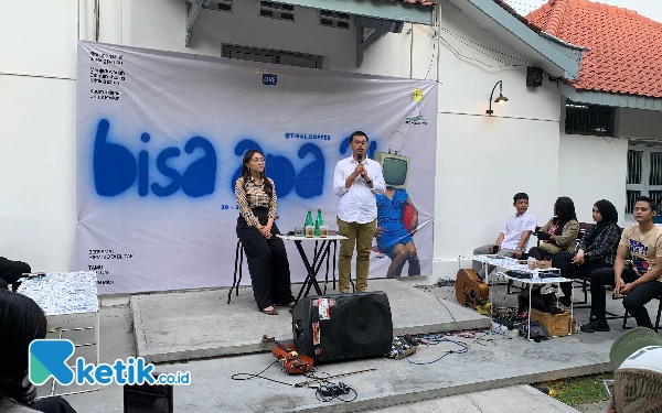 HIPMI Kota Blitar Gelar Talkshow Hari Pertama “Bincang Santai Bareng Paslon (BISA APA?!)”, Bersama Paslon Ibin-Elim