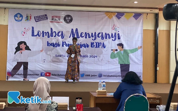 Mahasiswa Internasional Antusias Ikuti Lomba Nyanyi Berbahasa Indonesia