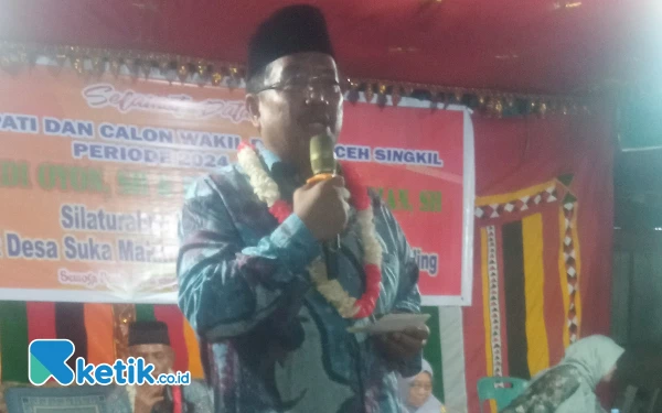 Pasok Air Bersih Singkil, Oyon Janjikan Tarik di Embung Sianjo-Anjo