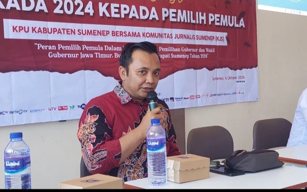 Thumbnail Berita - Gandeng KJS, KPU Sumenep Ajak Pemilih Pemula Sukseskan Pilkada 2024