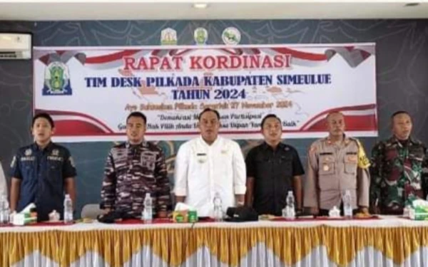 Thumbnail Berita - Pemkab Simeulue Bentuk Tim DESK Pilkada 2024