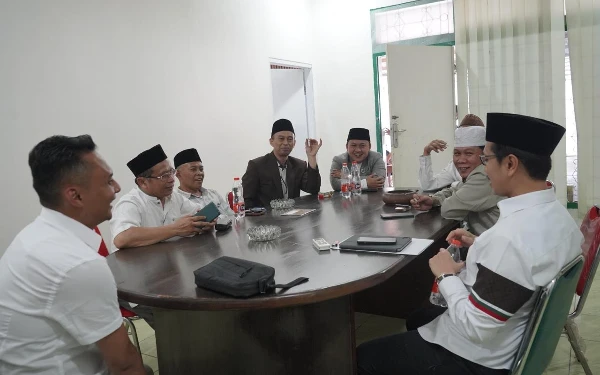 Thumbnail Dalam pelaksanaan itu terdapat tiga poin yakni Rekognisi atau pengakuan, Afirmasi atau penguatan, dan fasilitasi dalam kontek bantuan terhadap sarana prasarana dan fasilitas pesantren (Jumat, 1 November 2024) (Foto: PKB Cianjur for Ketik.co.id)