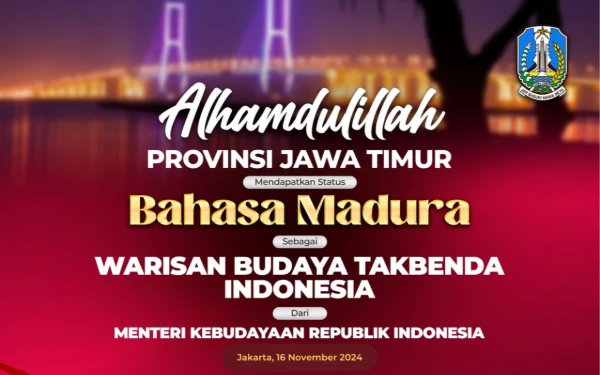 Thumbnail Berita - Bahasa Madura Dapat Sertifikasi Warisan Budaya Takbenda dari Menteri Kebudayaan